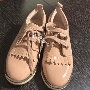 Zara chic Pink Kids Shoes with Fringe Detail
